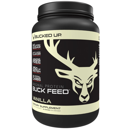 Buck Feed Protein Powder 25g of Whey Protein & 100mg Deer Antler Velvet Extract