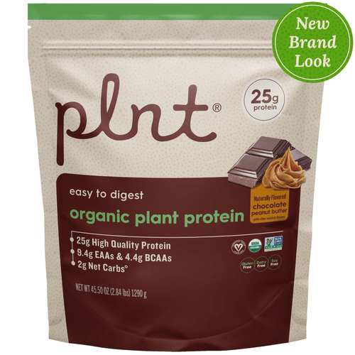 Organic Plant Protein Powder Chocolate Peanut Butter